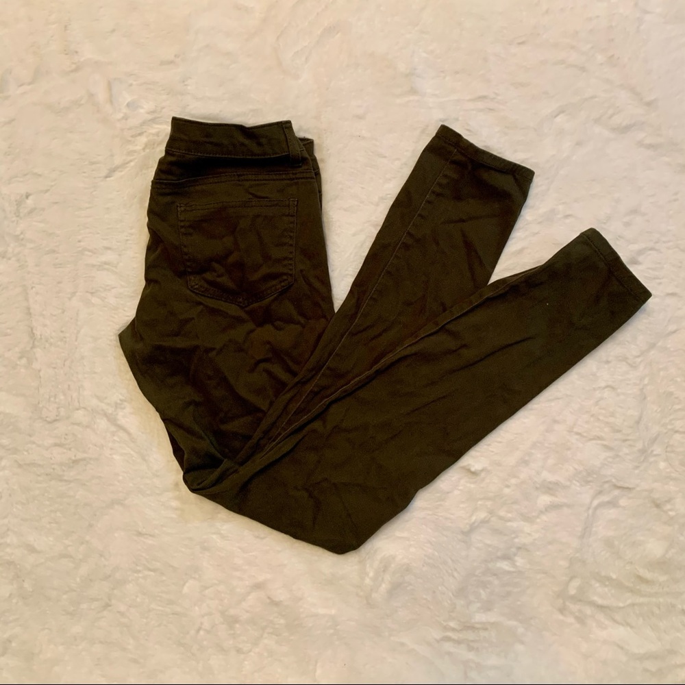 Emperial Deep Olive women’s pants sz 7 skinny